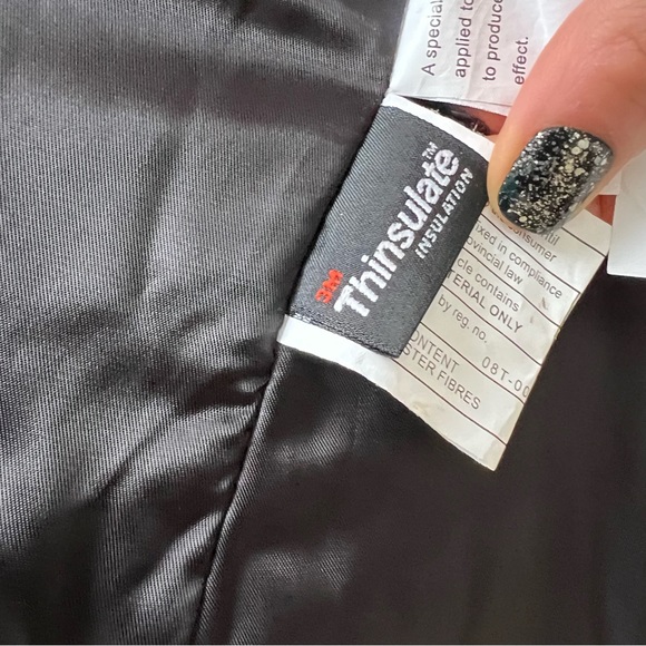 y2k danier leather insulated faux fur jacket - Picture 10 of 16